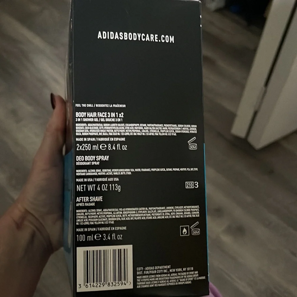 Adidas men’s body care gift set - Picture 2 of 5